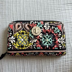 Vera Bradley RFID Turnlock Wallet